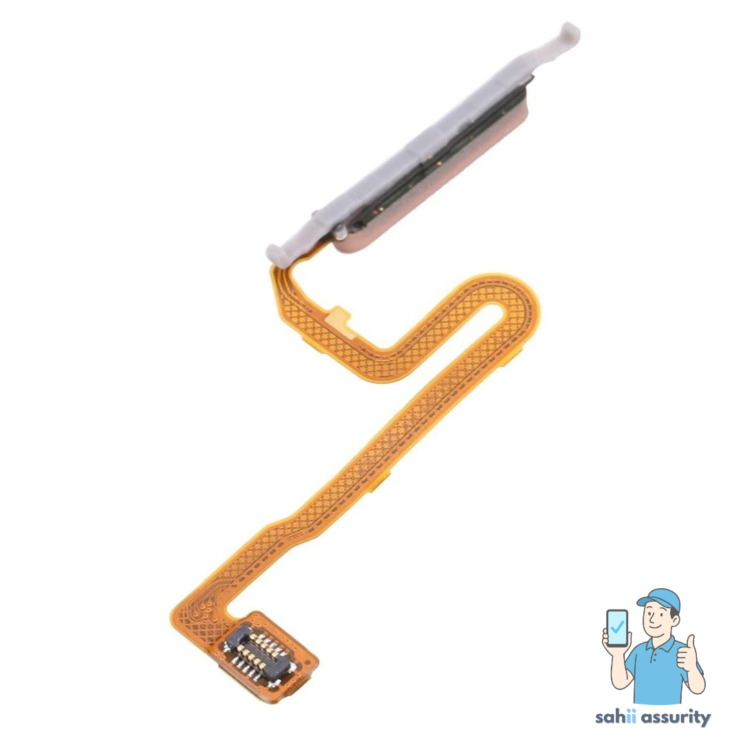 Fingerprint Sensor with Flex Cable for Xiaomi Redmi Note 10 Pro Max Brown thumbnail